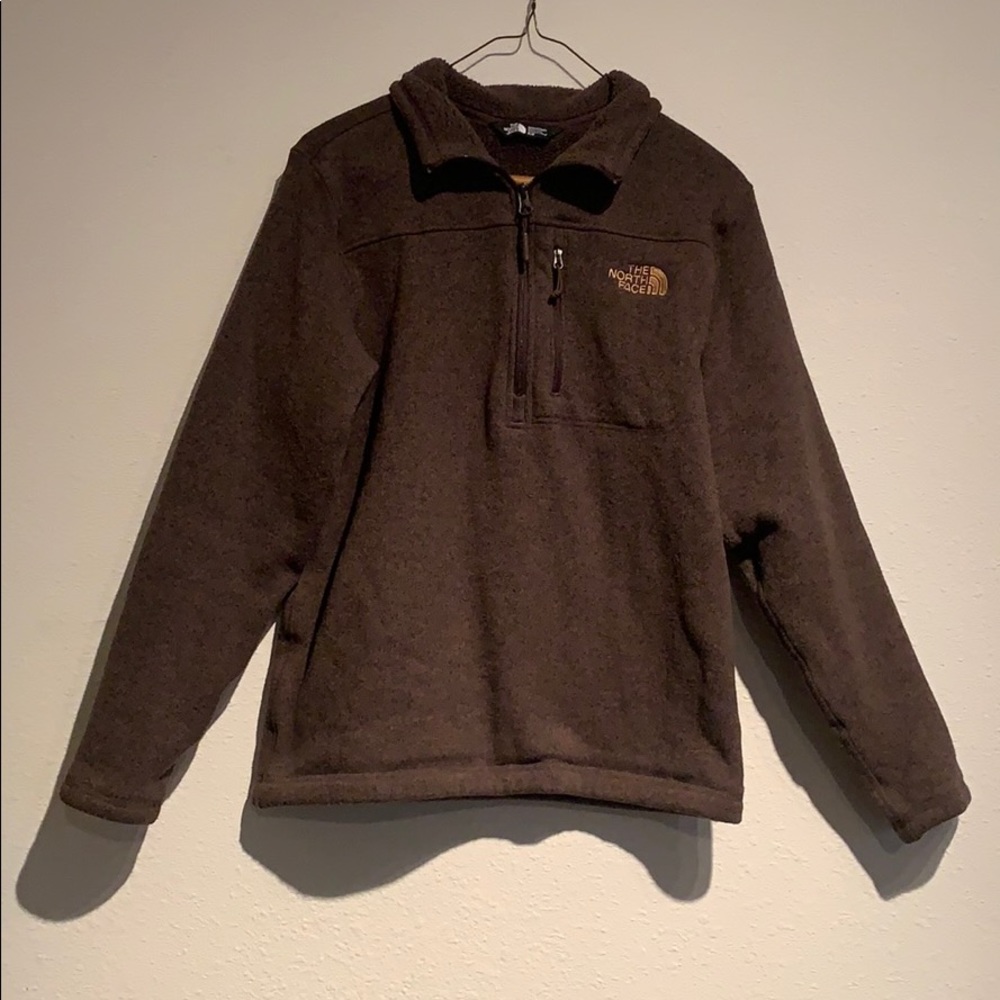 Chocolate North Face Pullover